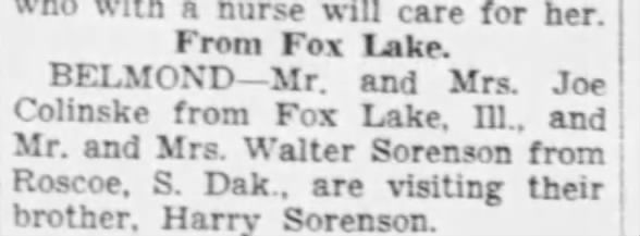 Clipping from Globe-Gazette